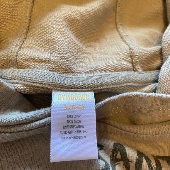 Light grey color hoodie w pocket - Picture 5 of 5